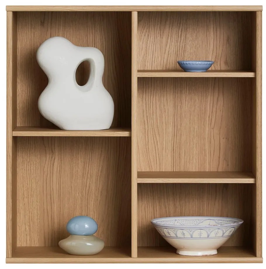 Висяща библиотека от декор от дъб в естествен цвят 70x70 cm Mistral – Hammel Furniture