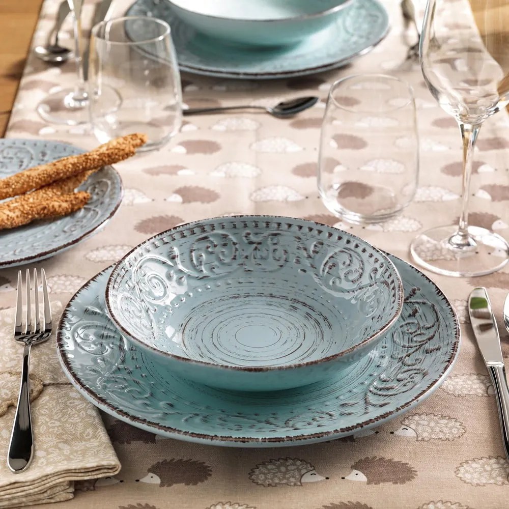 Светлосиня дълбока керамична чиния ø 24 cm Serendipity - Brandani