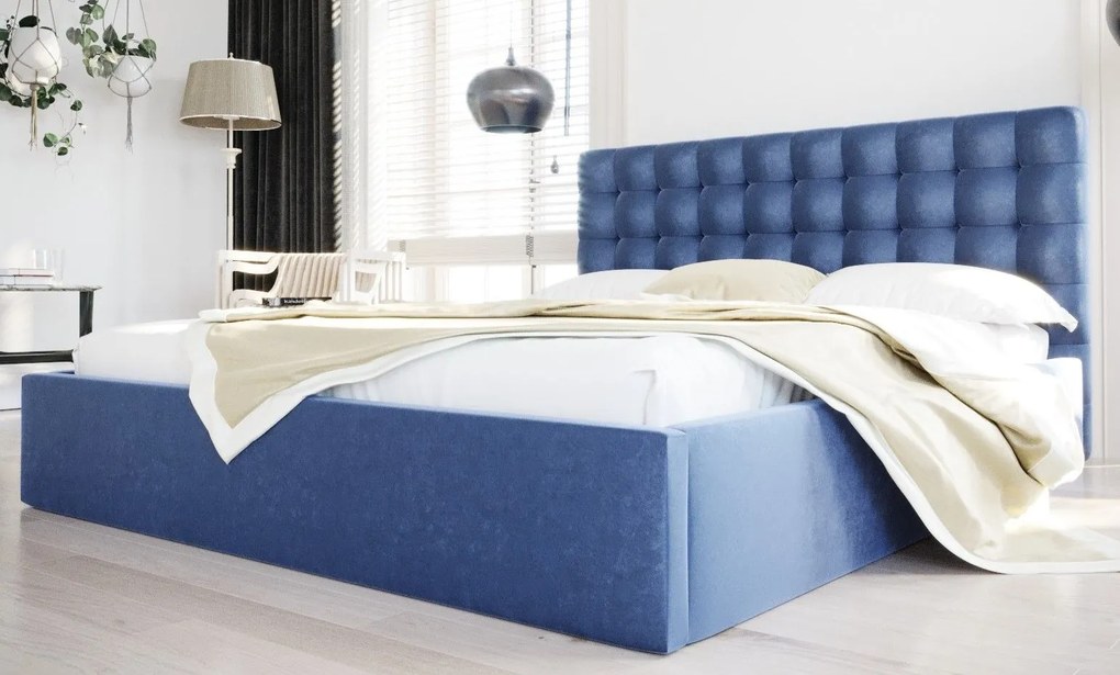 Тапицирано легло Britney-200 x 200-Leuko