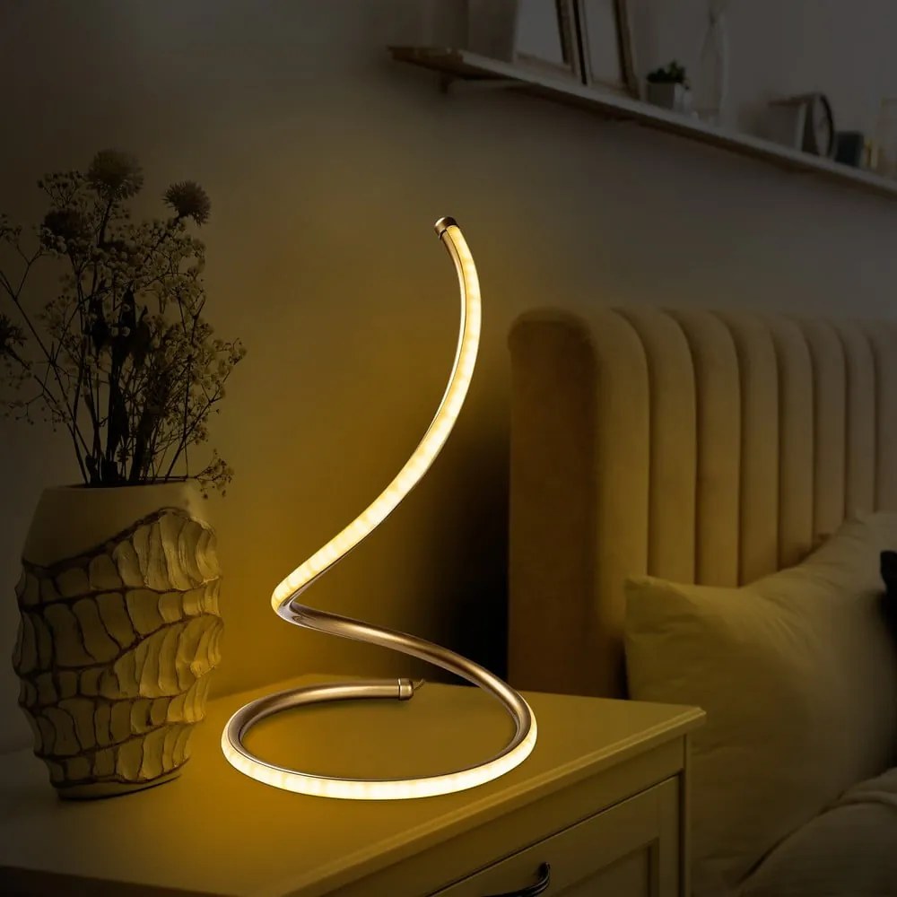 LED настолна лампа в златист цвят (височина 40 cm) Yay – Opviq lights