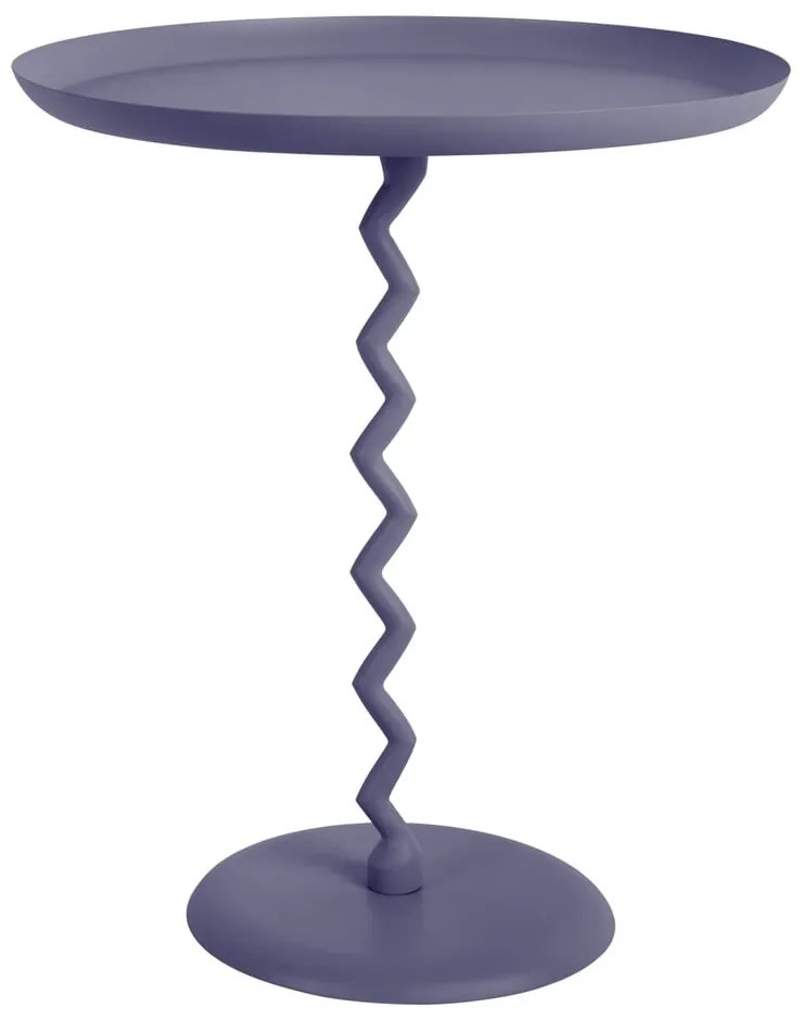 Метална кръгла странична масичка ø 44 cm Zig Zag – Leitmotiv