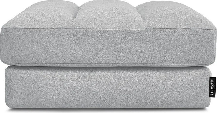 Светлосива кадифена табуретка Sierra – Bobochic Paris