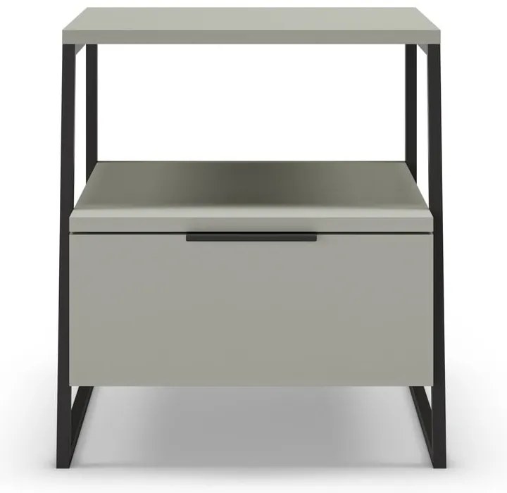 Зелено-сиво нощно шкафче Velia – Marckeric