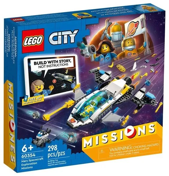 Конструктор LEGO City - Космически мисии за изследване на Марс - 60354