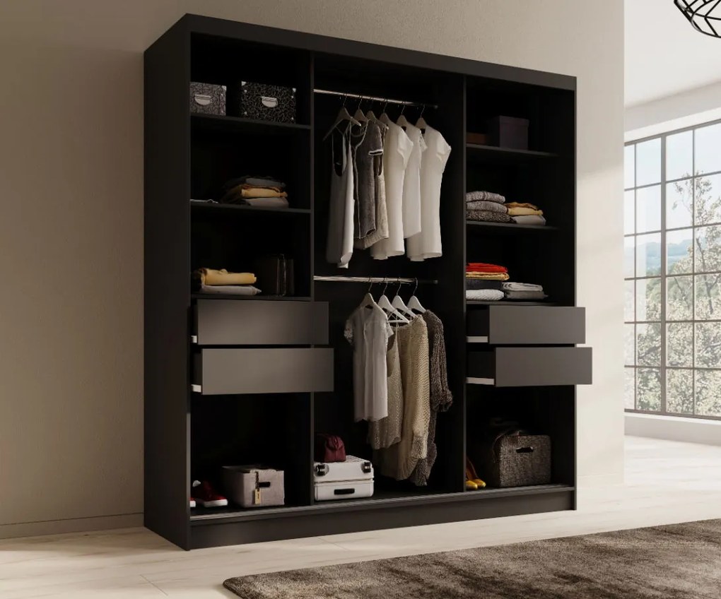 Гардероб Medeo 200 с плъзгащи-Mauro