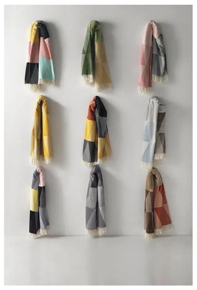 Розово-сиво одеяло със съдържание на памук , 140 x 180 cm Pisa - Euromant