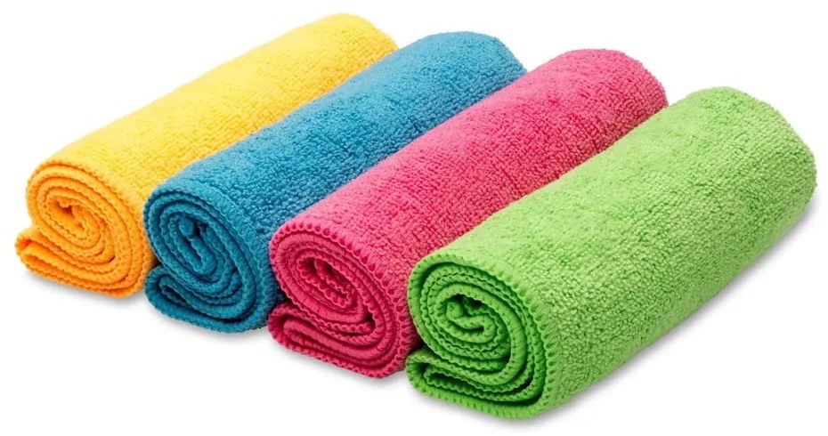 Кърпи в комплект 4 бр. от микрофибър Colors – Vileda