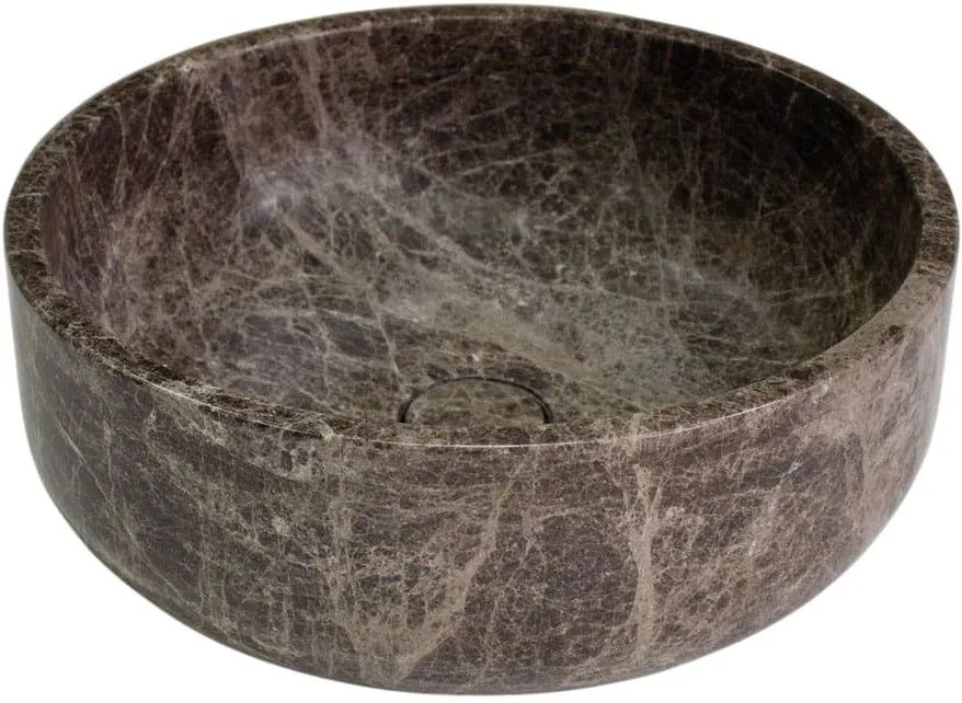 Мраморен умивалник Thalo Fossil I-Антрацит