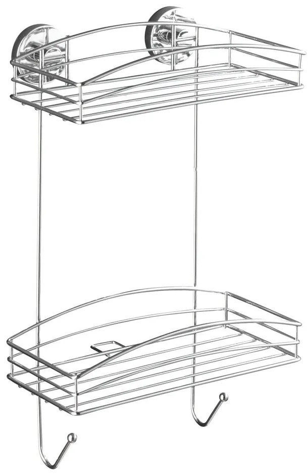 Двуетажен самоносещ рафт Vacuum-Loc, товароносимост до 33 кг - Wenko
