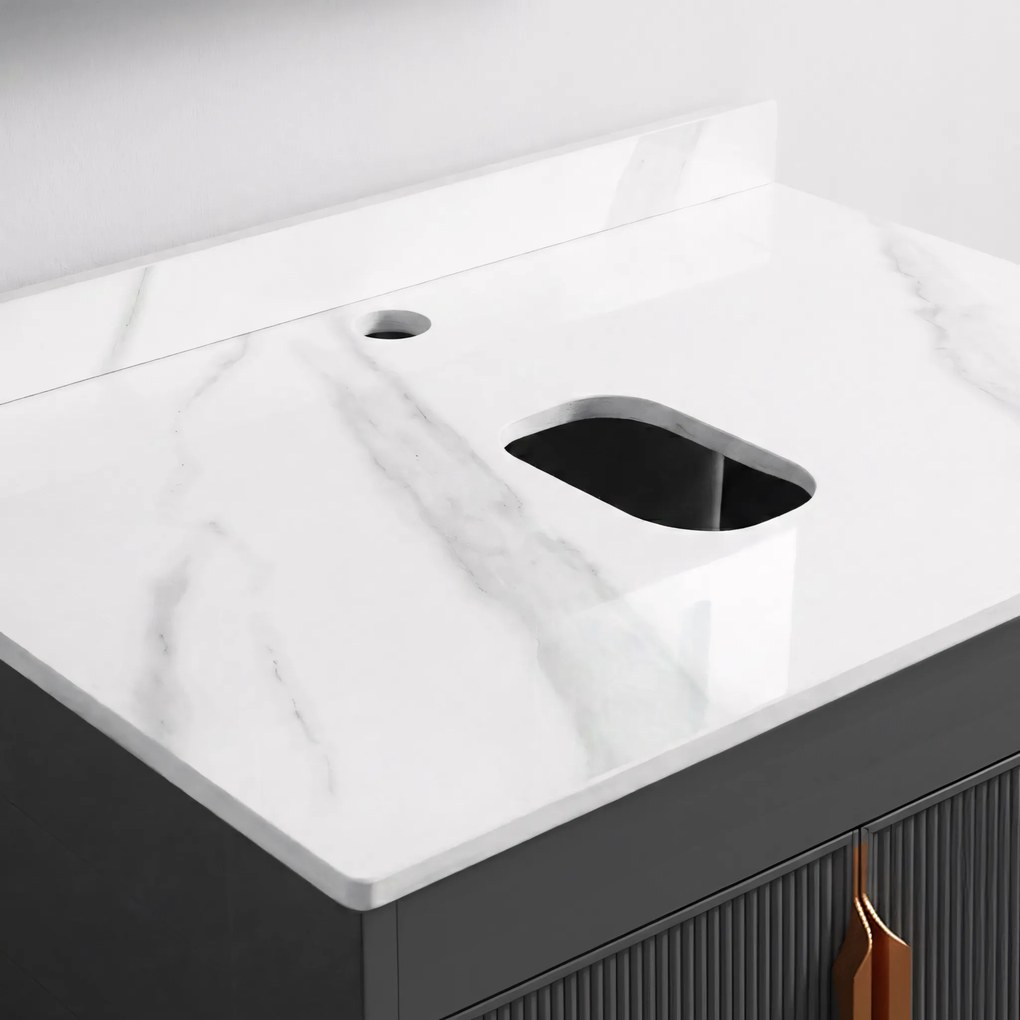 Комплект мебели за баня с плот Modo 60cm Grey