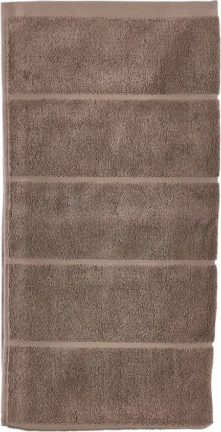 Светлокафява памучна кърпа от тери 50x100 cm Sauna – Zone