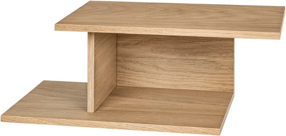 Висящо/с рафтове нощно шкафче от декор от дъб в естествен цвят Tann – noo.ma