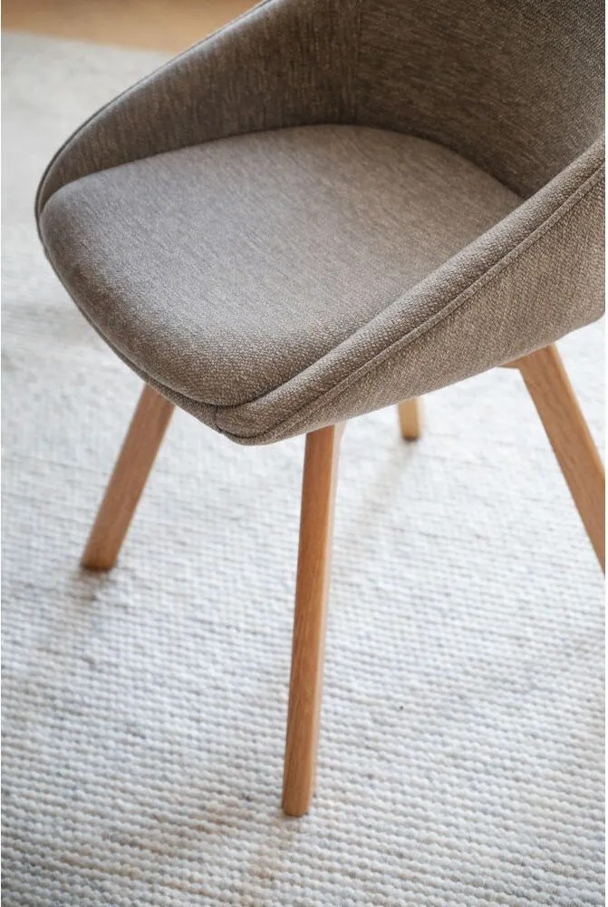 Бежови трапезни столове в комплект от 2 бр. Alison – Rowico