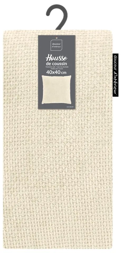 Калъфка за възглавница от шенил 40x40 cm Leo – douceur d'intérieur