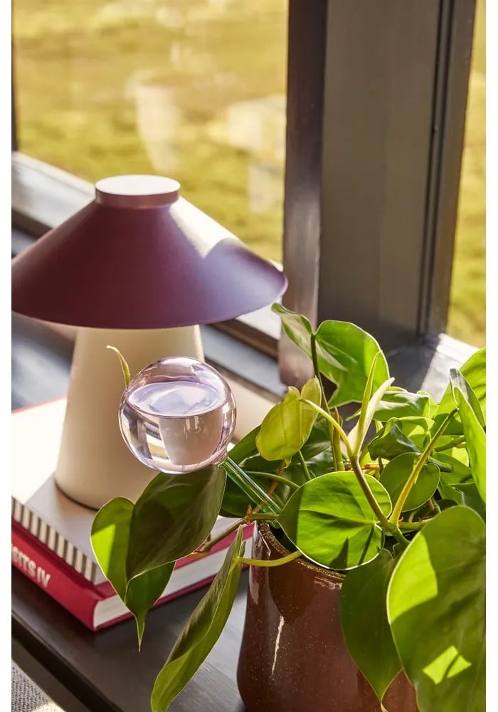 Лилава и бежова метална настолна лампа Chipper - Hübsch