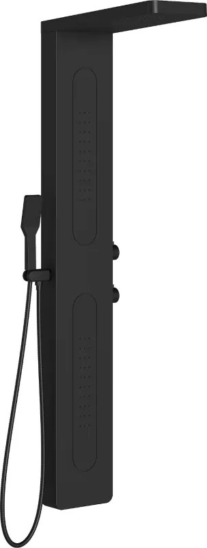 Mexen Mano панел за душ, черен - 7609-02-70