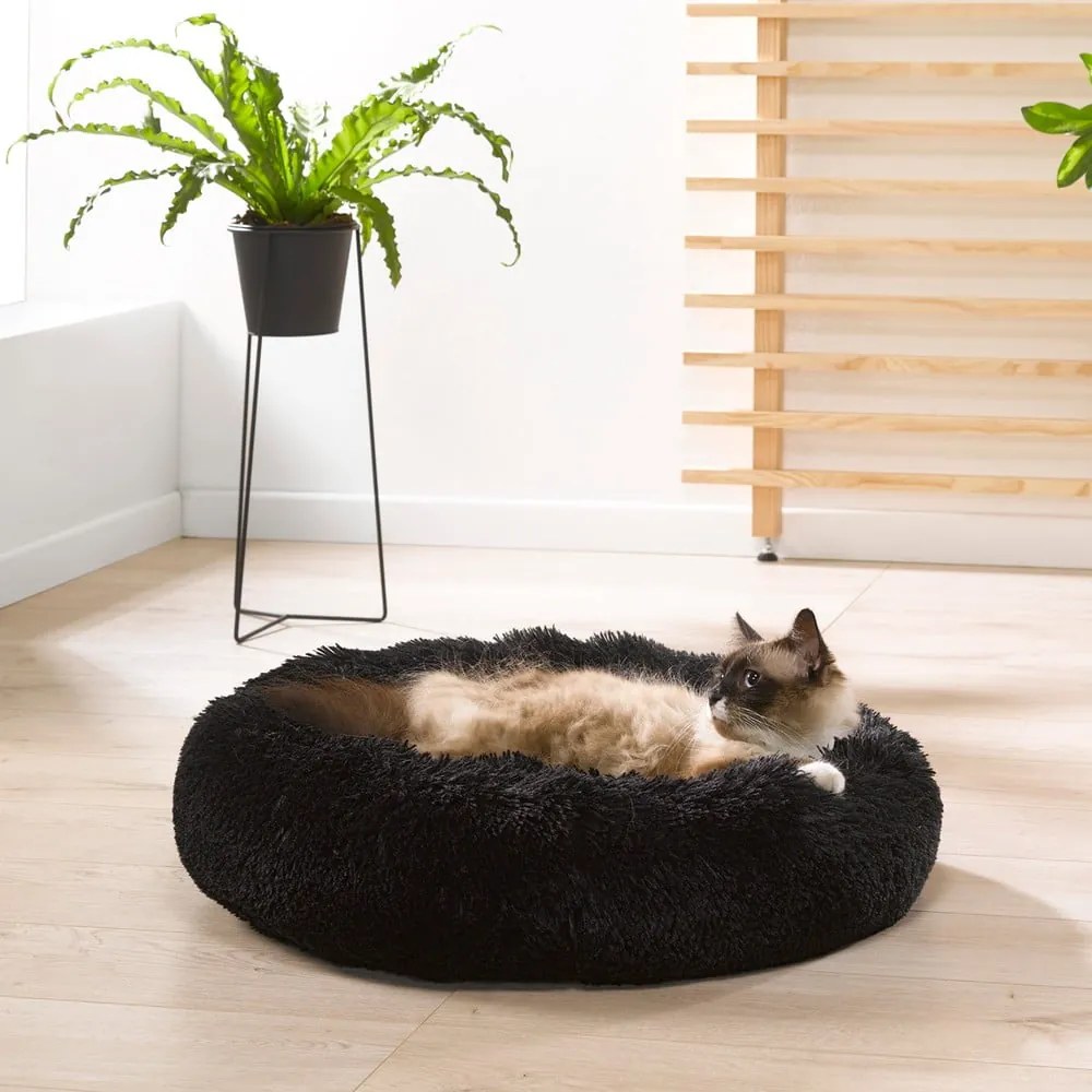 Тъмносиво легло за куче ø 95 cm – Love Story