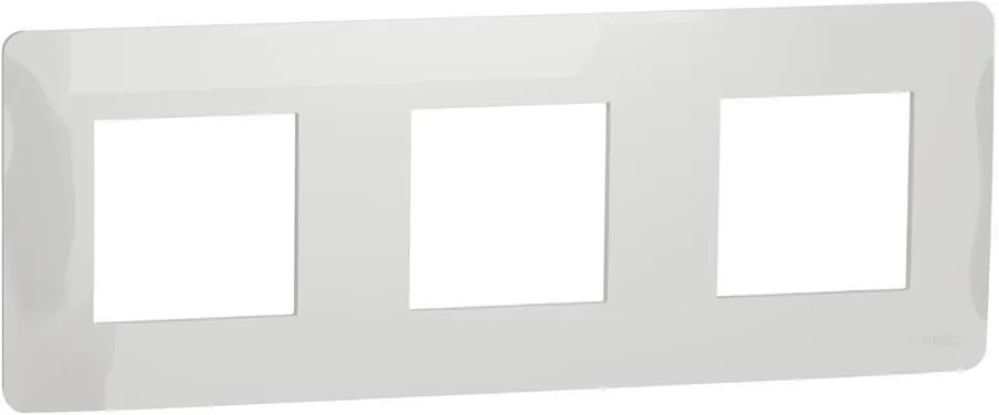 SE Лицева рамка 3х цвят Бял Unica Studio  - NU200618