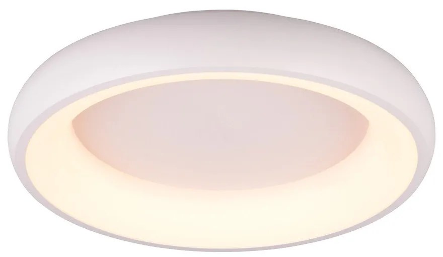 Бяло LED затъмняващо се осветително тяло за таван Cardona – Trio