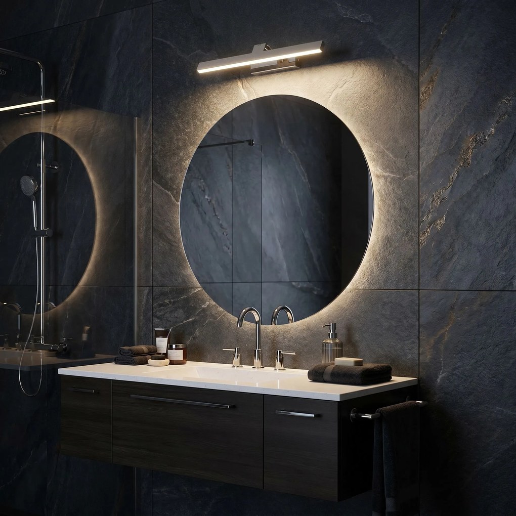 LED аплик за баня SWE001-1W 43cm CHROME