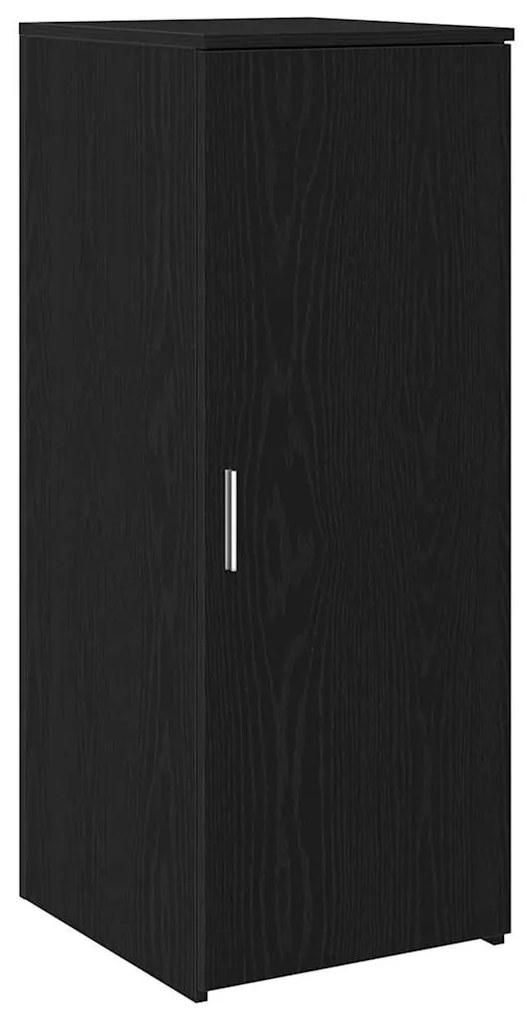 859034 vidaXL Шкаф за съхранение, черен, 40x45x103,5 см, инженерно дърво