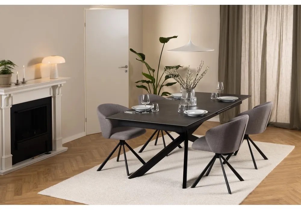 Керамична сгъваема маса за хранене 100x240 cm Irwine - Actona