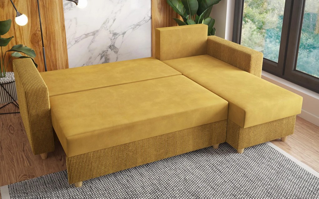 Разтегателен ъглов диван Финикс