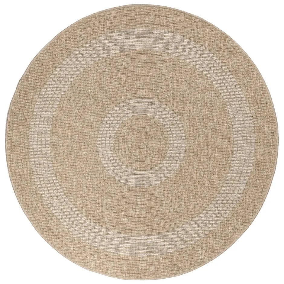 Бежов кръгъл външен килим ø 160 cm Comilla – Ayyildiz Carpets