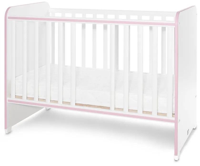 LORELLI Classic Легло 60/120 см. SWEET DREAM БЯЛО/ ORCHID PINK
