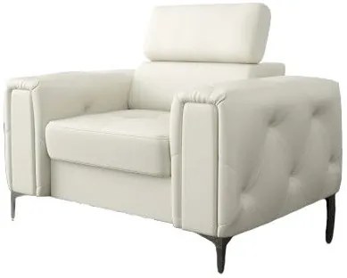 Кресло Атлас-Бяло