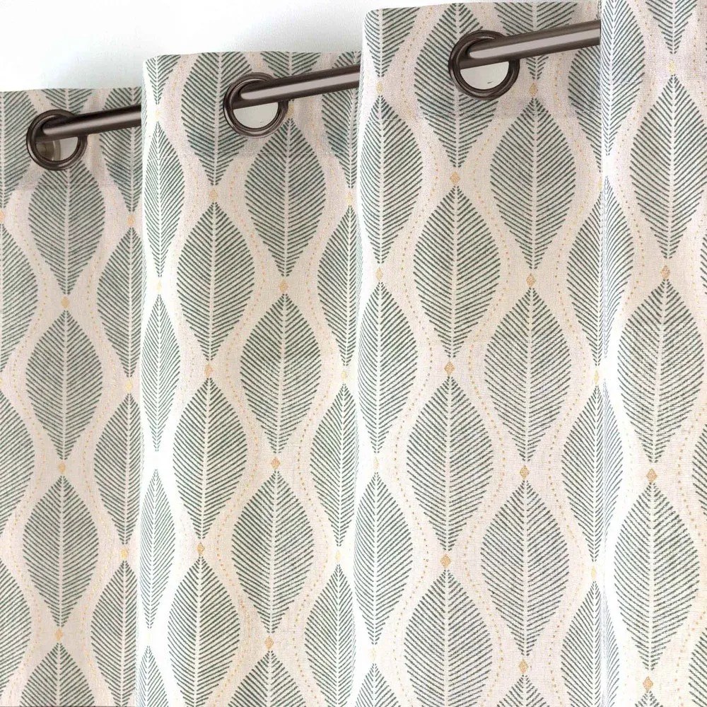 Зелено/бежово перде 140x240 cm Maho – douceur d'intérieur