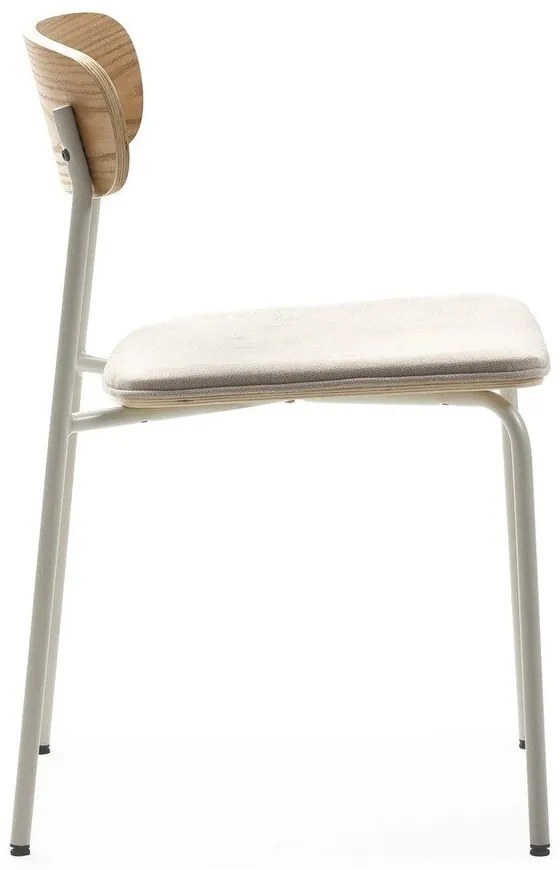 Трапезни столове в комплект от 2 броя в бежово-натурален цвят Adriana - Marckeric