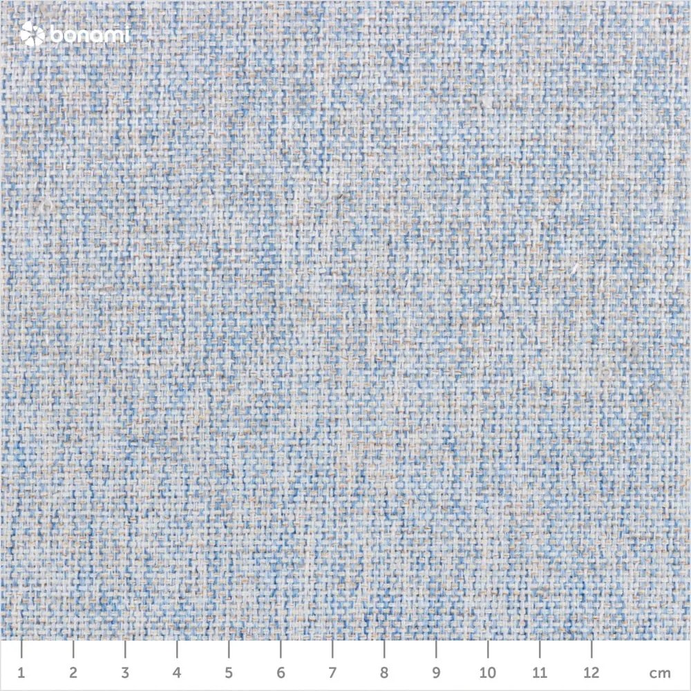 Светлосин U-образен разтегателен диван, десен ъгъл Dazzling Daisy - Miuform