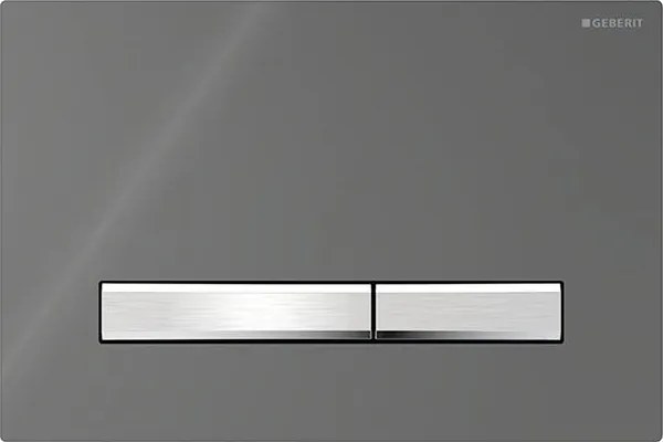Geberit 115.788.JK.2-Бутон за смиване Sigma50 24,6x16,4 cm антрацит/матов хром