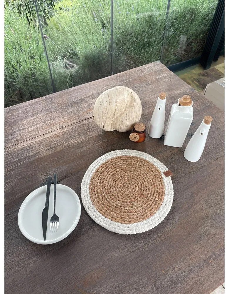Подложка за хранене от юта ø 33 cm Wicker – Mila Home Luxury