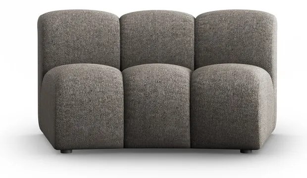 Тъмносив модулен диван (среден модул) Lupine – Micadoni Home