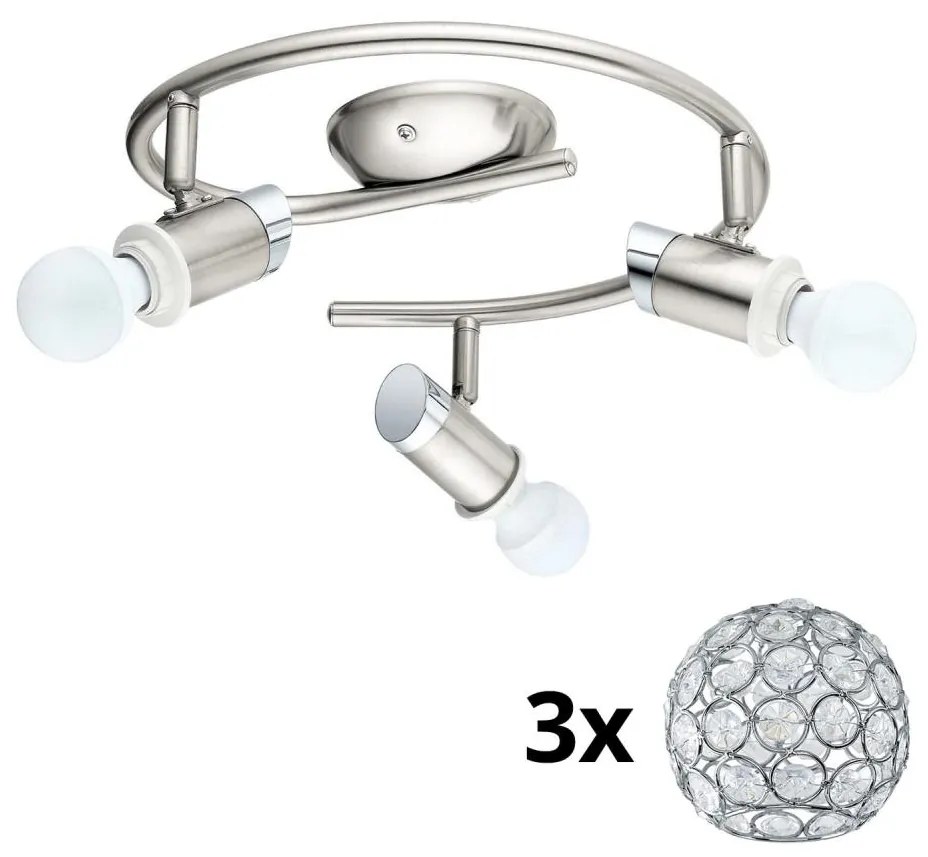 Eglo - LED точково осветително тяло MY CHOICE 3xE14/4W/230V хром