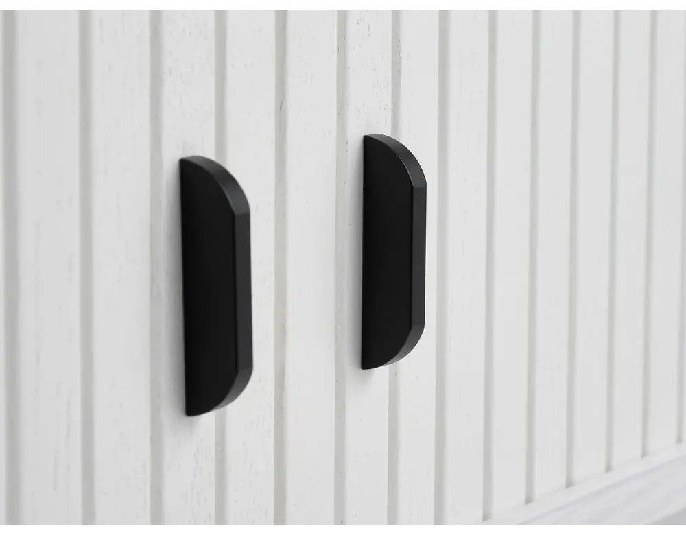 Бяла масичка за кафе от декор от дъб 60x120 cm Nola – Unique Furniture