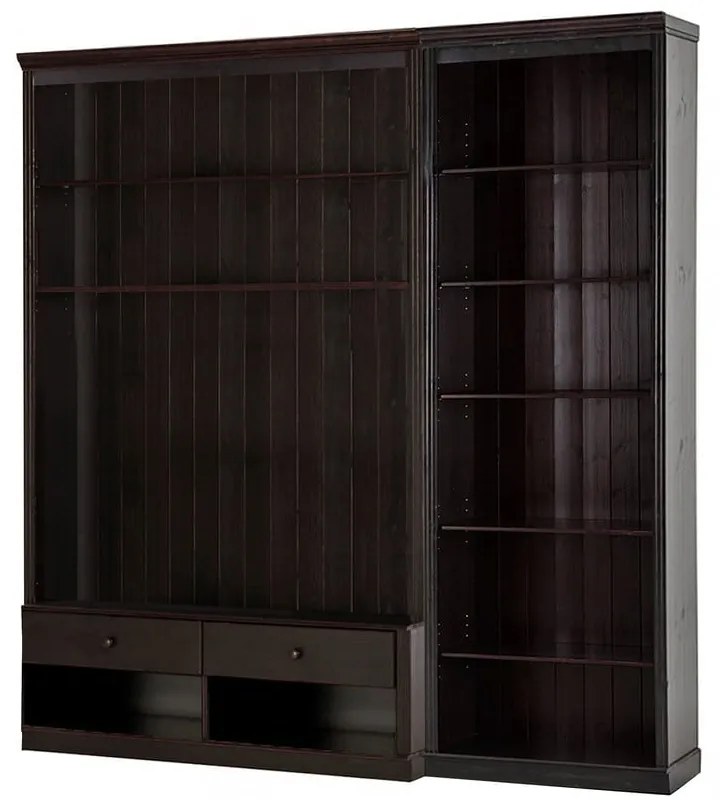 Кафяв TV комплект от от масивен бор 214x223 cm Anita – Støraa