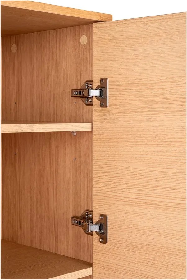 Шкафче от декор от дъб в естествен цвят 80x130 cm Kyoto – House Nordic