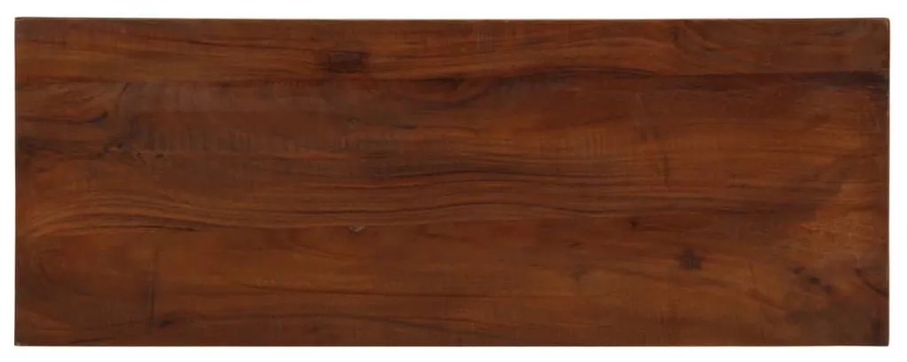 371218 vidaXL Плот за маса 80x20x3,8 см правоъгълен регенерирано дърво масив