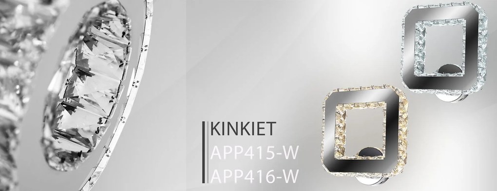 Аплик Кристален LED APP415-W APP416-W