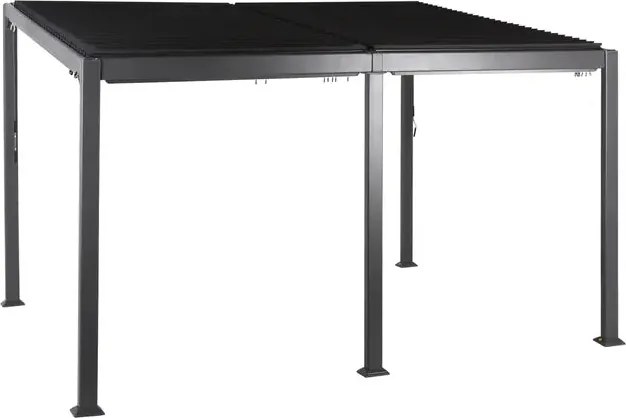 Пергола Hesperide Avila, Алуминий, Графит, 4x3 m