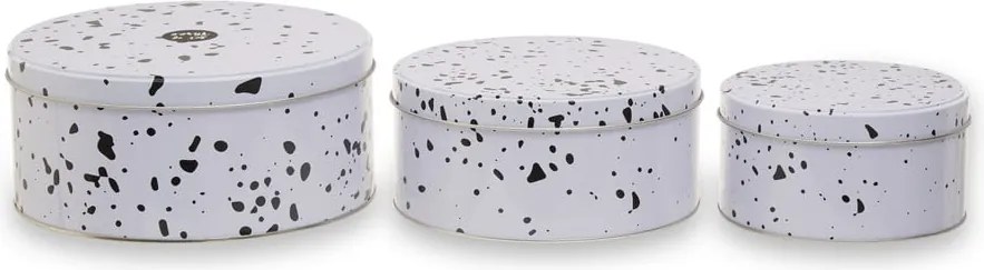 Метални кутии в комплект 3 бр. за торти Speckled – Premier Housewares