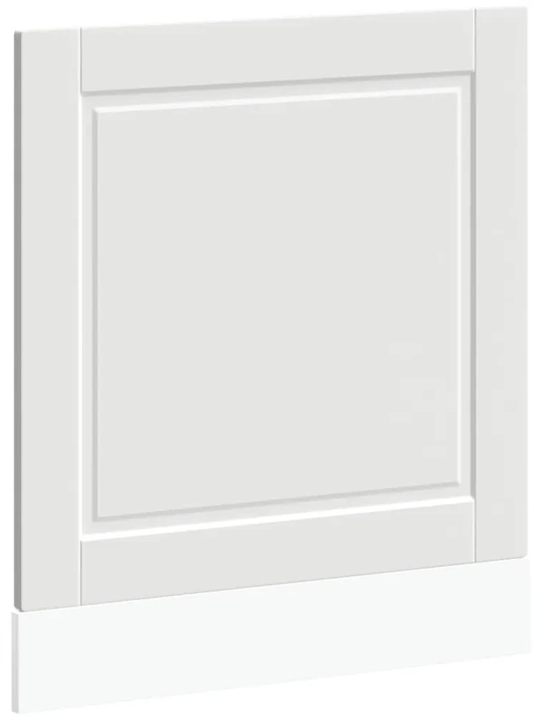 854137 vidaXL Панел за съдомиялна машина, Porto, бял, инженерно дърво
