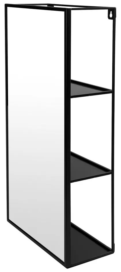 Стенно огледало с рафт 30x62 cm Cubiko - Umbra
