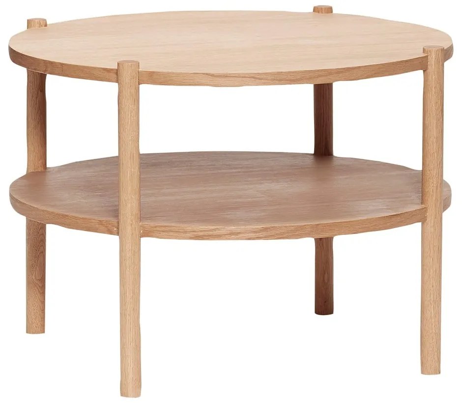 Кръгла масичка за кафе от дъб ø 60 cm Acorn - Hübsch