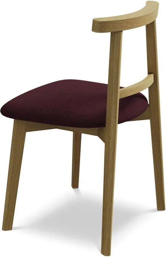 Бордо трапезен стол от масивна дървесина Ohelo – Makamii