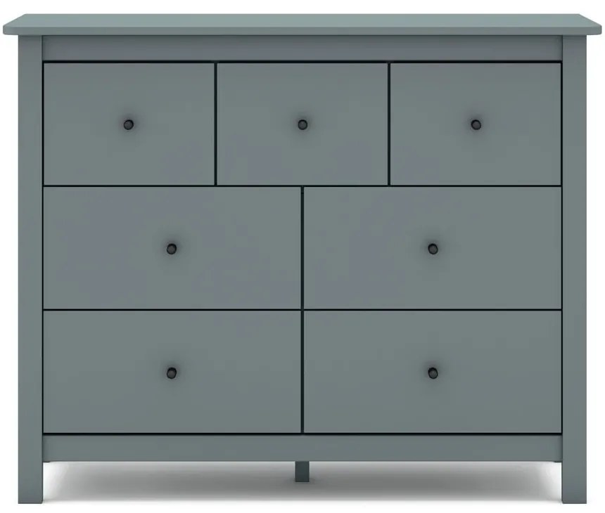 Скрин сиво-зелен от масивен бор 110x80x40 cm Misti – Marckeric