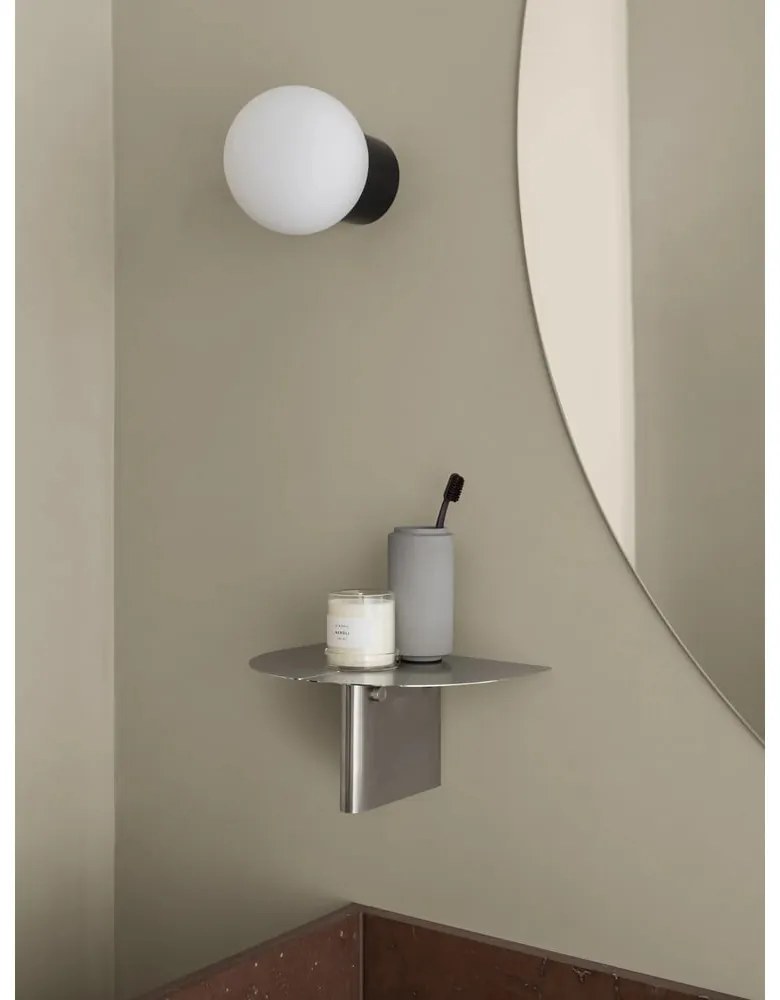 Стенен рафт от неръждаема стомана в матово сребрист цвят 30 cm Oru – Blomus